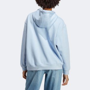 (WMNS) adidas Logo Hoodie 'Baby Blue' IK7690 sold by KicksCrew