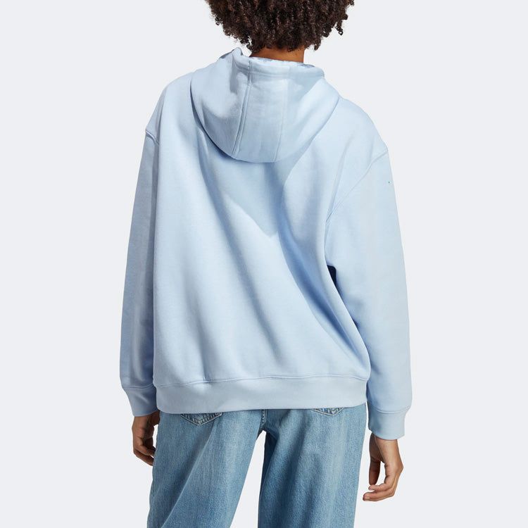(WMNS) adidas Logo Hoodie 'Baby Blue' IK7690 sold by KicksCrew product image thumbnail 4