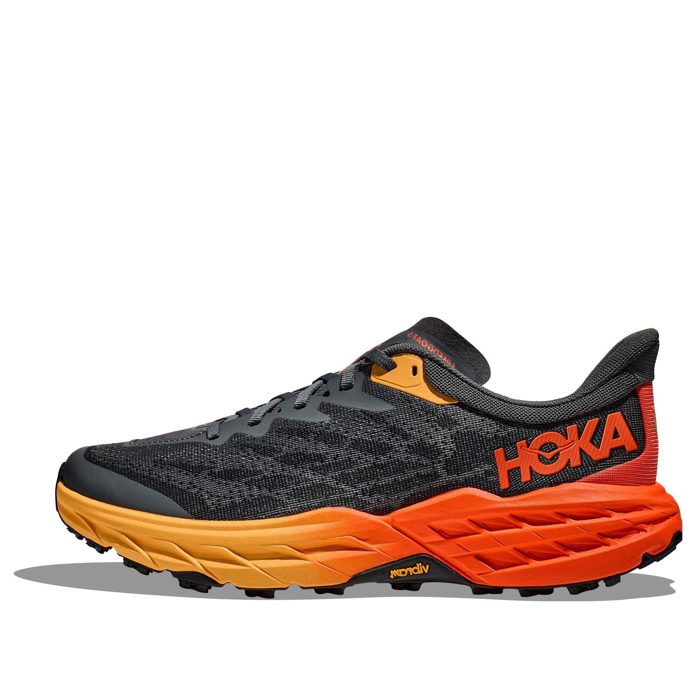 Hoka One One Speedgoat 5 Wide 'Grey Bright Sunset' 1123159-CFLM sold by KicksCrew
