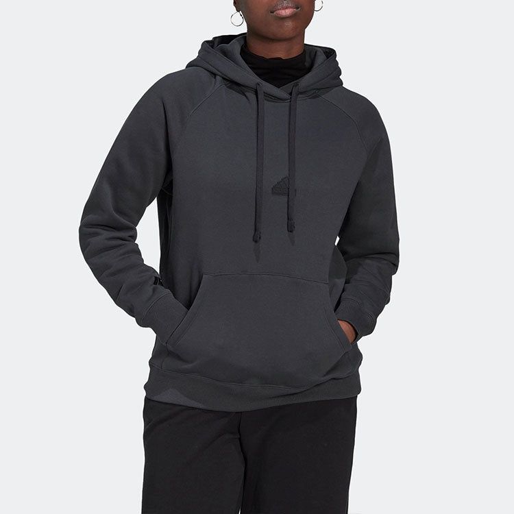 (WMNS) adidas Oversized Hoodie Sweatshirt 'Grey' HM2854 sold by KicksCrew product image thumbnail 4