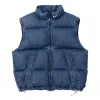 Supreme x Nike Denim Puffer Vest 'Navy Red White' SUP-SS24-163 sold by KicksCrew