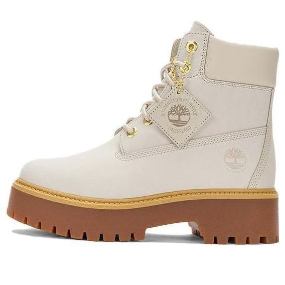 (WMNS) Timberland Stone Street 6 Inch Platform Waterproof Boot 'Light Taupe' A6AWZW sold by KicksCrew
