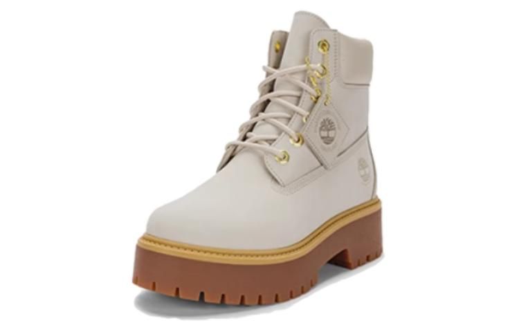 (WMNS) Timberland Stone Street 6 Inch Platform Waterproof Boot 'Light Taupe' A6AWZW sold by KicksCrew product image thumbnail 2