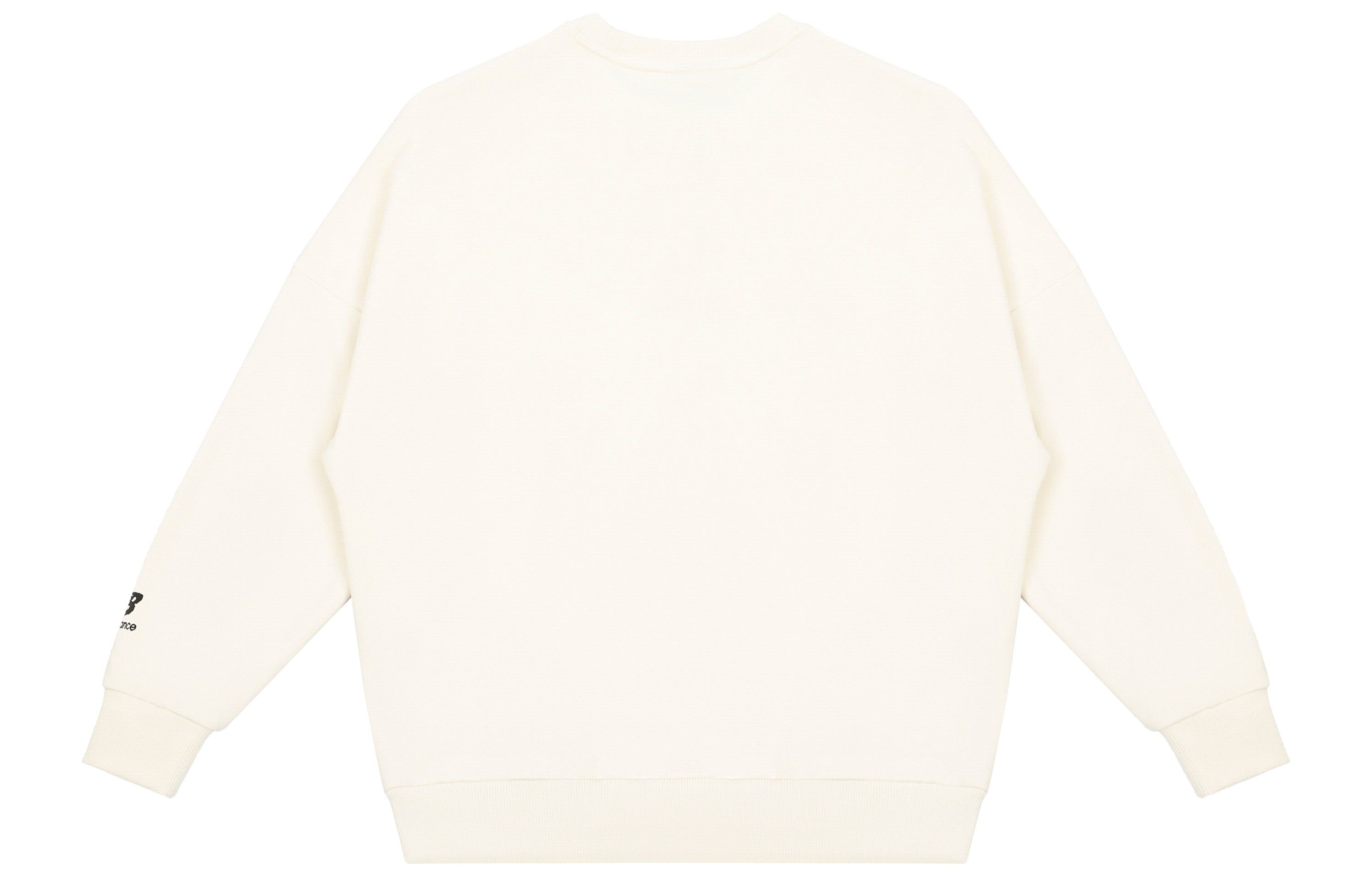 New Balance Logo Print Sweatshirt 'White Green' AMT13365-IV sold by KicksCrew product image thumbnail 2