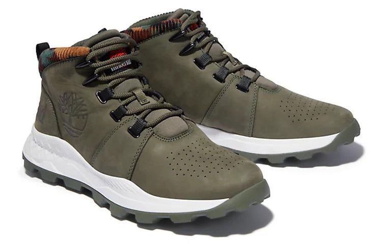 Timberland Brooklyn Euro Sprint Boots 'Olive Green and Camouflage Collar' A2GETA58 sold by KicksCrew product image thumbnail 4