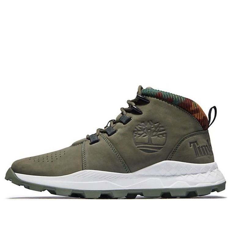 Timberland Brooklyn Euro Sprint Boots 'Olive Green and Camouflage Collar' A2GETA58 sold by KicksCrew