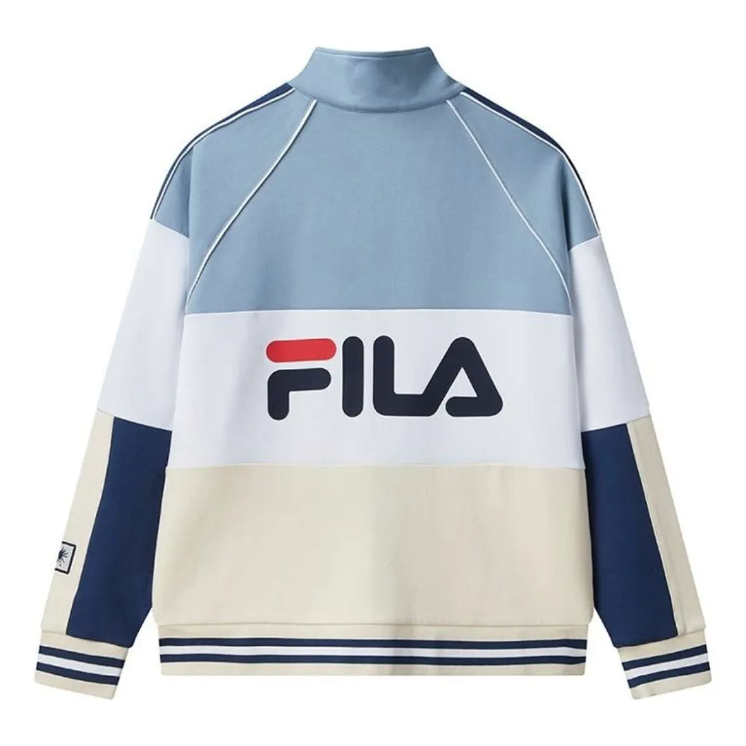 FILA x Mihara Yasuhiro Jacket 'Teal White Beige' F71M048505F-LB sold by KicksCrew product image thumbnail 2