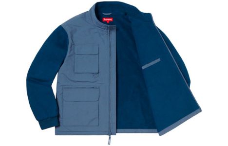 Supreme Upland Fleece Jacket 'Light Blue' SUP-FW19-944 sold by KicksCrew