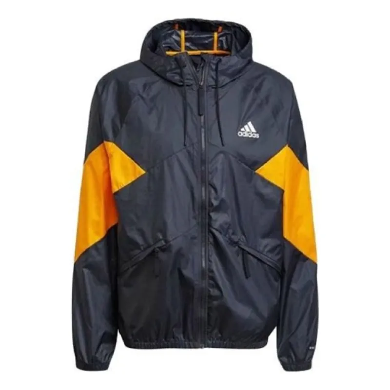 adidas Back to Sport WIND.RDY Jacket 'Black Yellow' GT6561 sold by KicksCrew