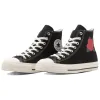 Converse All Star Rose Embroidery Hi 'Black White Red' 31311860 sold by KicksCrew