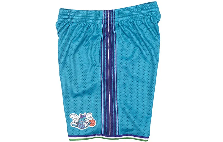 Mitchell & Ness NBA Swingman Shorts Charlotte Hornets Road 1999-00 'Blue' SMSHGS18491-CHOTEAL99 sold by KicksCrew product image thumbnail 3