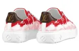 (WMNS) LOUIS VUITTON Time Out Sneakers 'White Red' 1A7ULV sold by KicksCrew