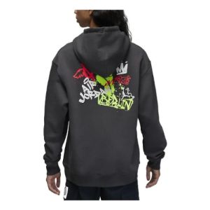 Air Jordan Logo Pullover Hoodie 'Dark Grey' FD2662-060 sold by KicksCrew