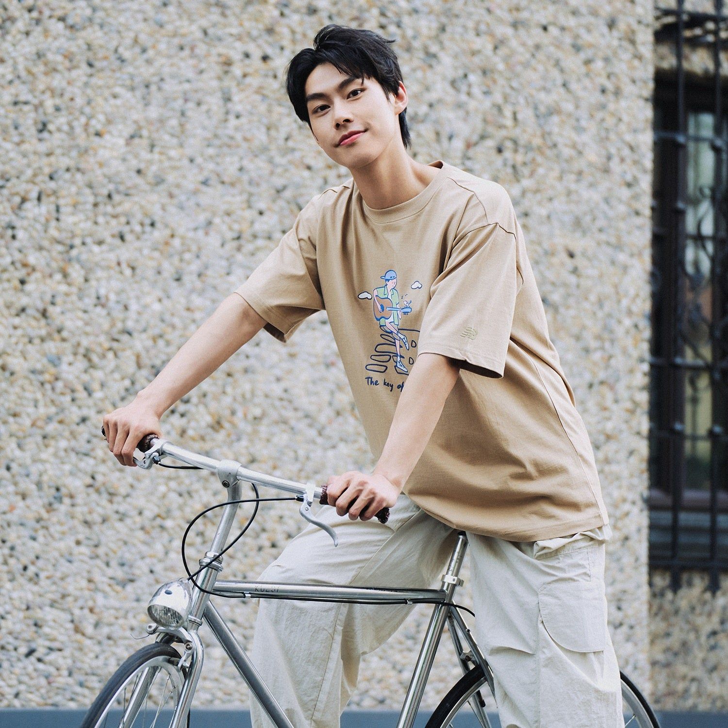New Balance x PK Guitar Graphic T-Shirt 'Light Brown' NEE26021-LB sold by KicksCrew product image thumbnail 4