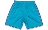 Mitchell & Ness NBA Swingman Shorts Charlotte Hornets Road 1999-00 'Blue' SMSHGS18491-CHOTEAL99 sold by KicksCrew