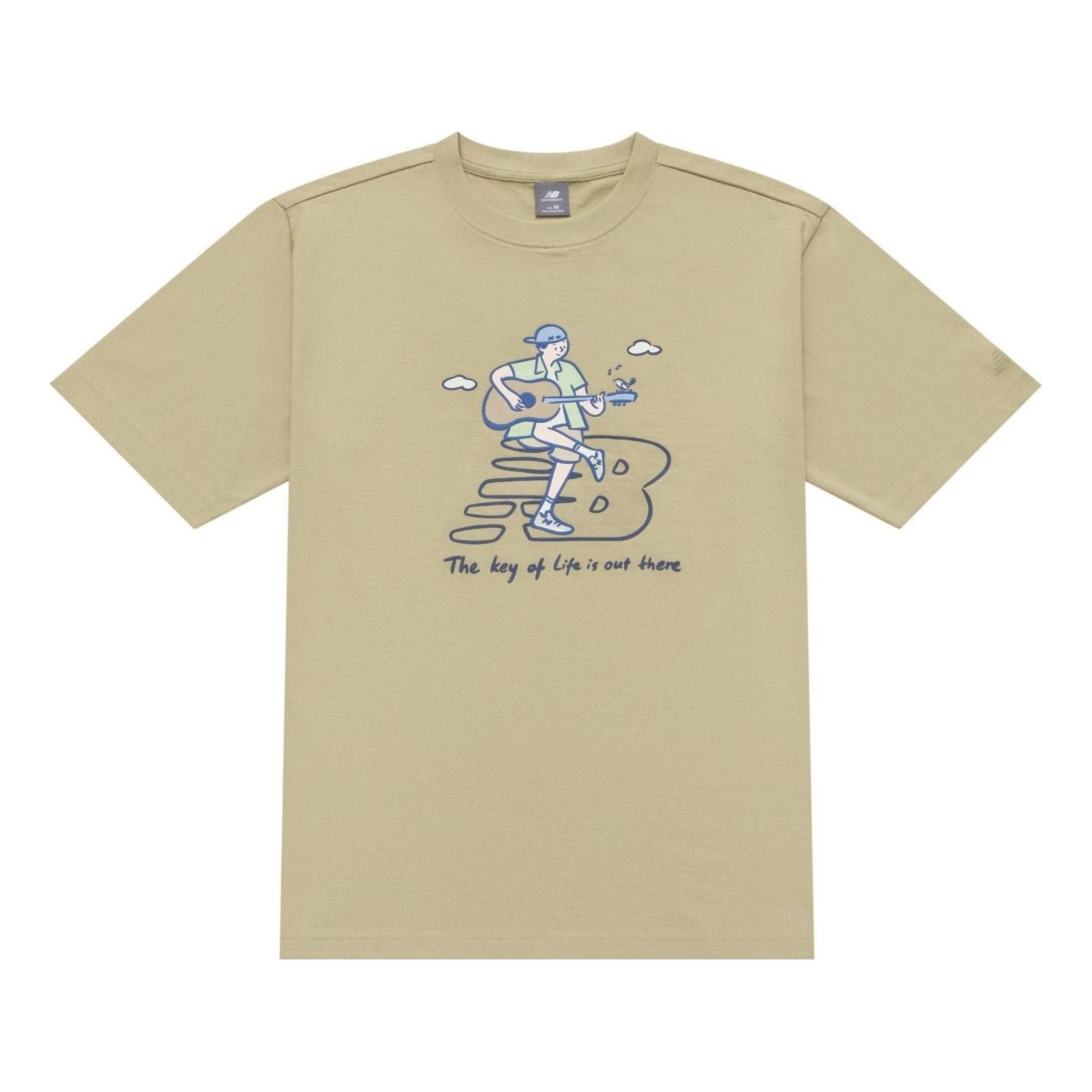 New Balance x PK Guitar Graphic T-Shirt 'Light Brown' NEE26021-LB sold by KicksCrew