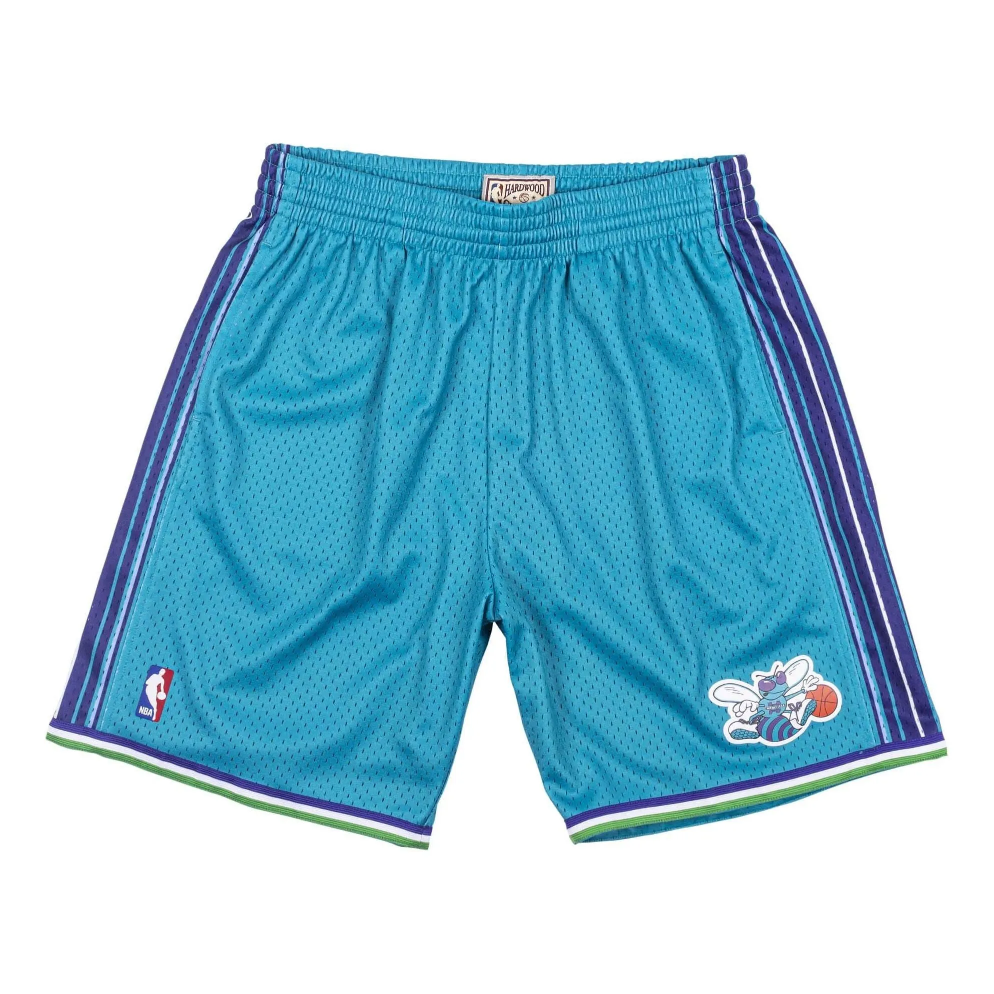 Mitchell & Ness NBA Swingman Shorts Charlotte Hornets Road 1999-00 'Blue' SMSHGS18491-CHOTEAL99 sold by KicksCrew