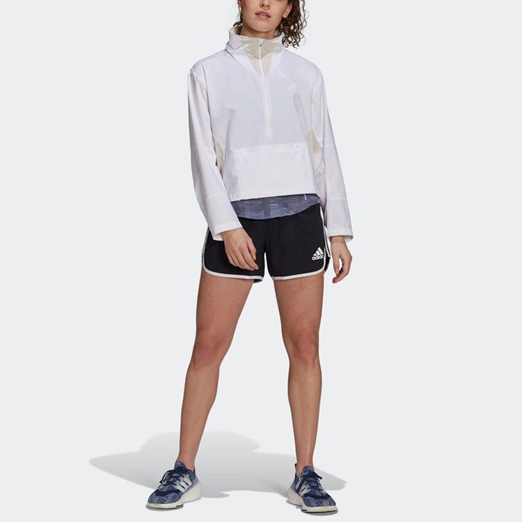 (WMNS) Adidas Primeblue Adapt Running Jacket 'White' GP6485 sold by KicksCrew product image thumbnail 5