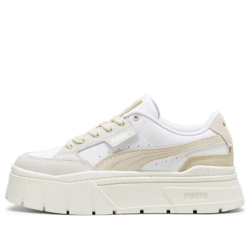 (WMNS) PUMA Mayze Stack Luxe 'White Alpine Snow' 389853-10 sold by KicksCrew