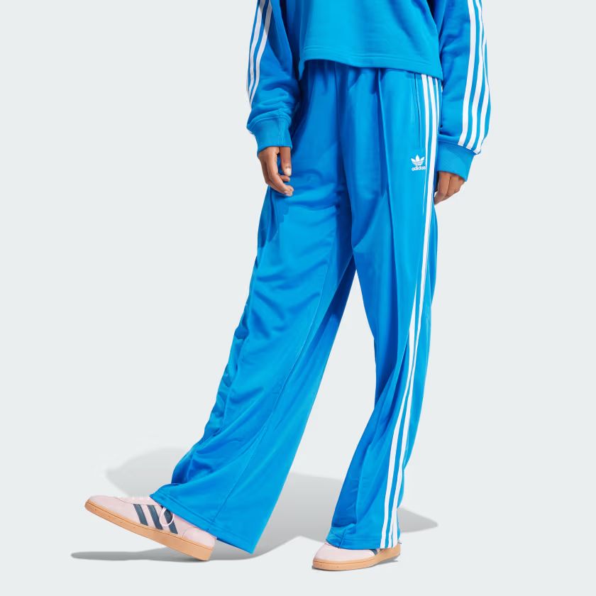 (WMNS) adidas originals Adicolor Firebird Loose Tracksuit Bottoms 'Blue Bird' IP0633 sold by KicksCrew product image thumbnail 2
