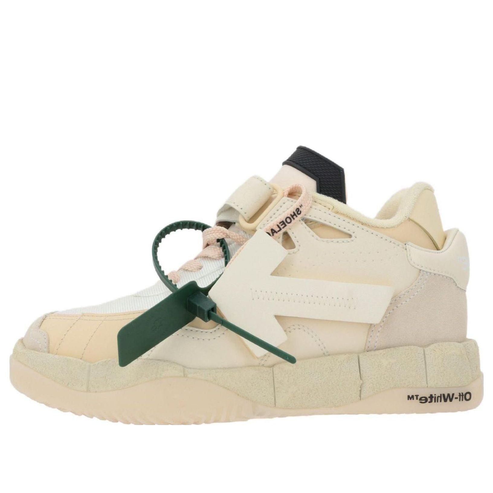 (WMNS) Off-White Puzzle Couture Low-Top Sneakers 'White' OWIA274S23LEA0010301 sold by KicksCrew