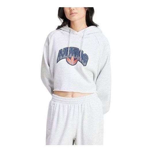 (WMNS) adidas Originals Cropped Hoodie 'White' IS2319 sold by KicksCrew