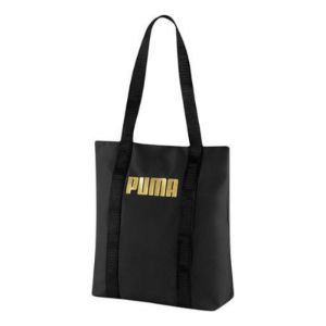Tote Puma Bags Gold UP Hobo Bag PUMA Black-metallic Gold Logo PUMA