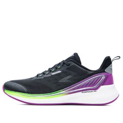 361 Degrees QU!K LITE Lightweight Breathable Running Shoes 'Black Purple' 572032218-7 sold by KicksCrew