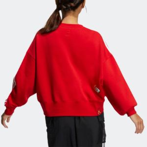 (WMNS) adidas Neo CNY Sweatshirt 'Red' IB0390 sold by KicksCrew