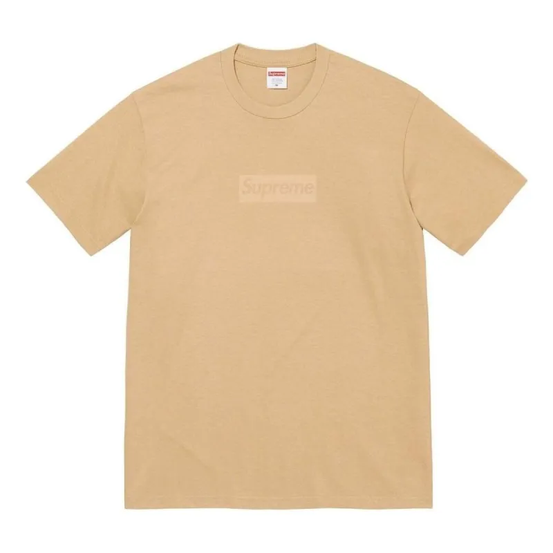 Supreme Tonal Box Logo T-Shirt 'Beige' SUP-SS23-001 sold by KicksCrew