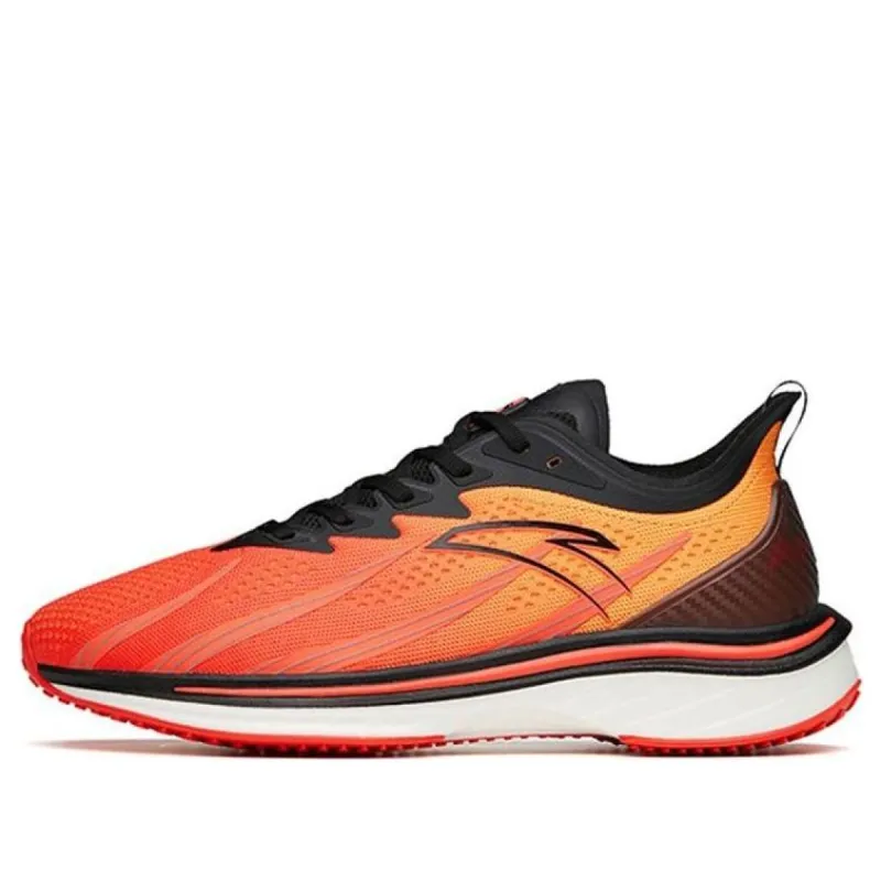 ANTA Running Series Sneakers Wormhole Tech 'Orange Red Black' 112145566-1 sold by KicksCrew