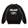 Palace x Umbro Warm Up Crewneck Sweatshirt 'Black' P26UMCS133 sold by KicksCrew