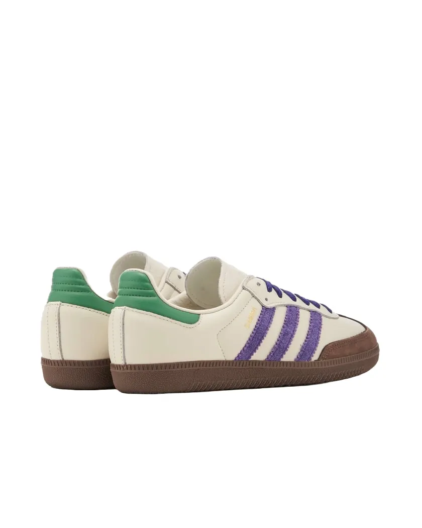 (WMNS) adidas Samba OG 'White Purple Green' ID8349 sold by KicksCrew product image thumbnail 4