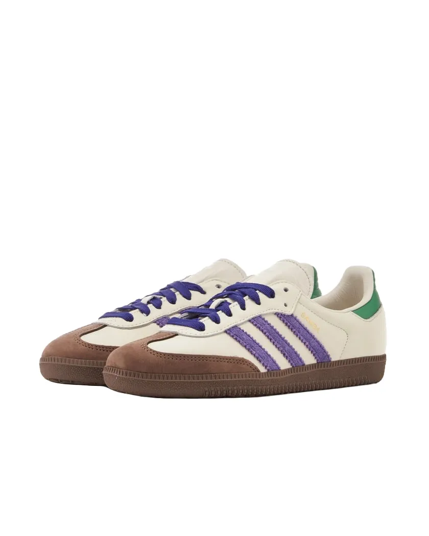 (WMNS) adidas Samba OG 'White Purple Green' ID8349 sold by KicksCrew product image thumbnail 3