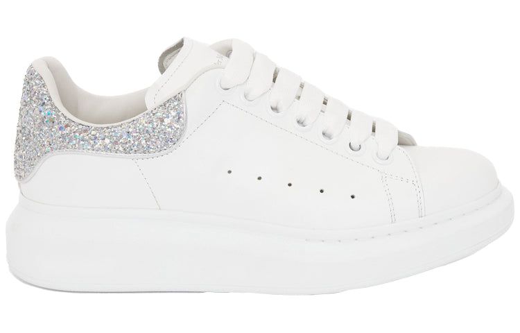 (WMNS) Alexander McQueen Oversized Sneaker 'White Holo Silver' 558945WHTQI9413 sold by KicksCrew product image thumbnail 2