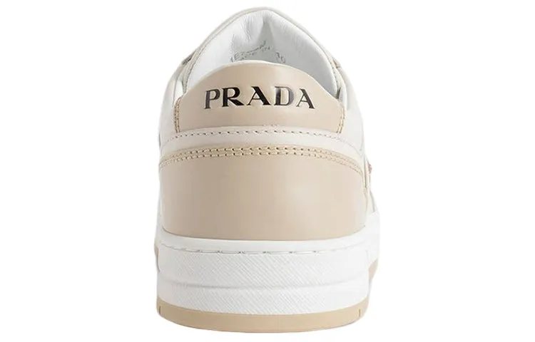 (WMNS) PRADA Downtown Leather Sneakers 'Beige' 1E792M_3LMS_F03FW_F_030 sold by KicksCrew product image thumbnail 5