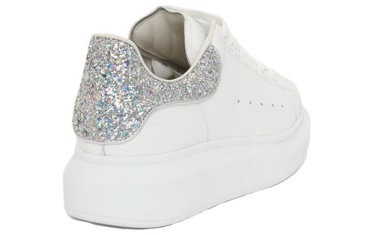 (WMNS) Alexander McQueen Oversized Sneaker 'White Holo Silver' 558945WHTQI9413 sold by KicksCrew product image thumbnail 5