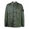 STONE ISLAND Collared Button-Up Shirt 'Army Green' 791510414-V0058 sold by KicksCrew