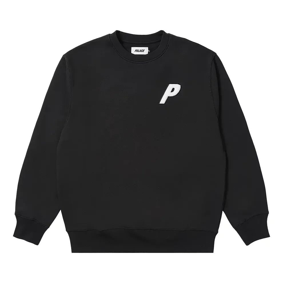 Palace Fleece Tri-Ferg Crew 'Black' P24CS054 sold by KicksCrew product image thumbnail 2