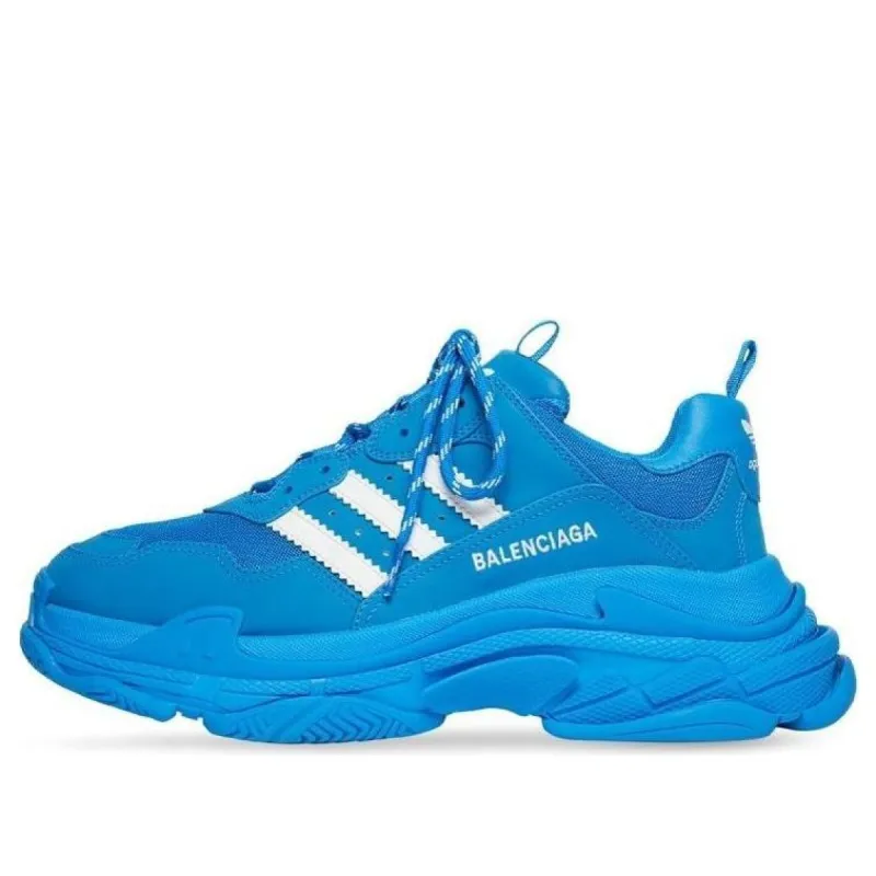 (WMNS) Balenciaga x adidas Triple S Sneakers 'Blue White' 712764W2ZB24090 sold by KicksCrew