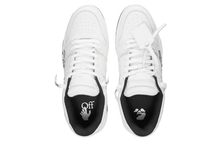 Off-White Out Of Office Low-Top For Walking Sneaker 'White Black' OMIA189S22LEA0040110 sold by KicksCrew product image thumbnail 3