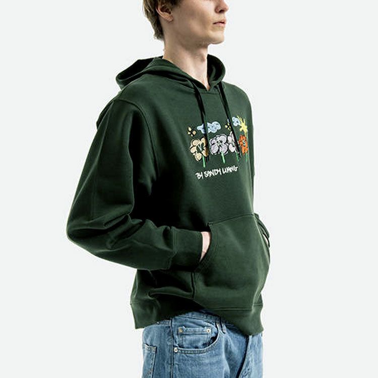 Vans x Sandy Liang Fleece Pullover Hoodie 'Green' VN0A7SDUYRB sold by KicksCrew product image thumbnail 3