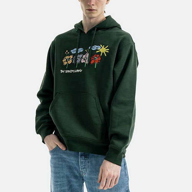 Vans x Sandy Liang Fleece Pullover Hoodie 'Green' VN0A7SDUYRB sold by KicksCrew product image thumbnail 4