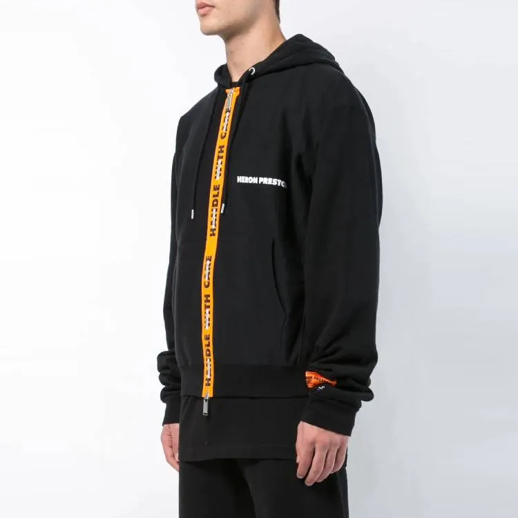 HERON PRESTON Handle Zip Hoody Jacket 'Black Orange' HMBE001F187090121019 sold by KicksCrew product image thumbnail 3