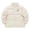FILA FUSION Logo Printed Down Jacket 'Beige' T11U343904F-BG sold by KicksCrew