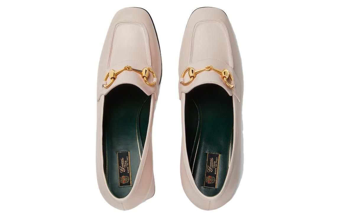 (WMNS) GUCCI Web Accent Leather Pumps 'Pink' 757934-AACE8-5912 sold by KicksCrew product image thumbnail 4