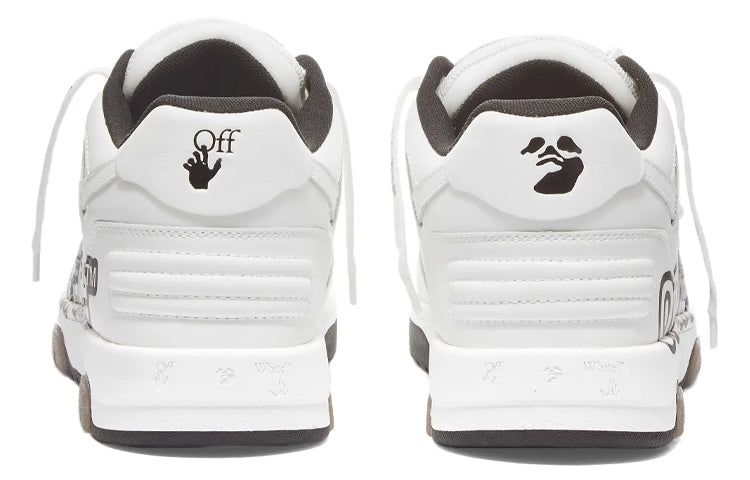 Off-White Out Of Office Low-Top For Walking Sneaker 'White Black' OMIA189S22LEA0040110 sold by KicksCrew product image thumbnail 4