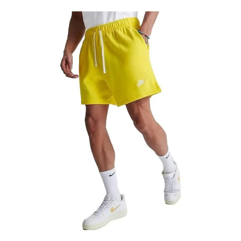Nike Sportswear Woven Lined Flow Shorts 'Yellow' DX0731-731 sold by KicksCrew