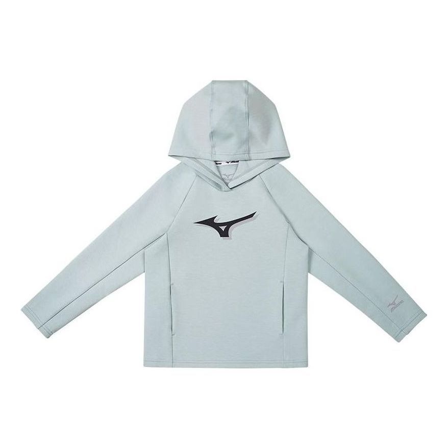 (GS) Mizuno Sportwear Hoodie 'Teal' 32CA3955 sold by KicksCrew