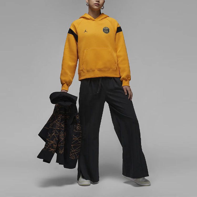 (WMNS) Air Jordan x Paris Saint-Germain Hoodie (Asia Sizing) 'Yellow Black' DV2836-705 sold by KicksCrew product image thumbnail 3